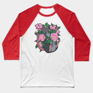 Nootka Rose Rat Baseball T-Shirt